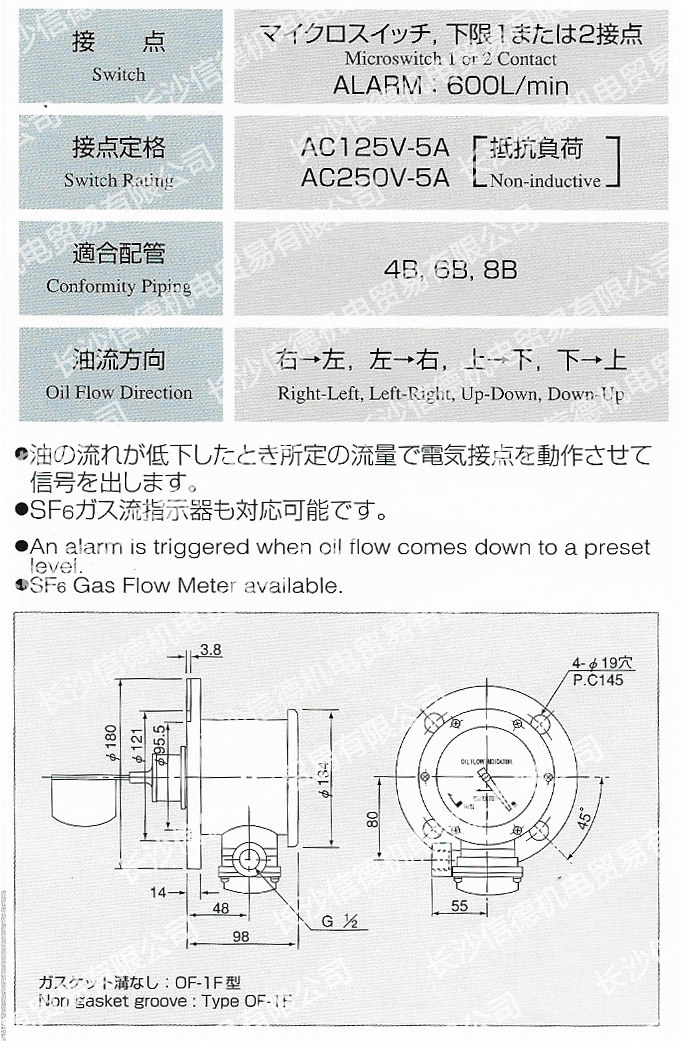 長沙信德機電貿(mào)易有限公司,電站閥門LDA-1兵田計器,泄露檢測儀,電力冷卻器漏油報警,傳感器